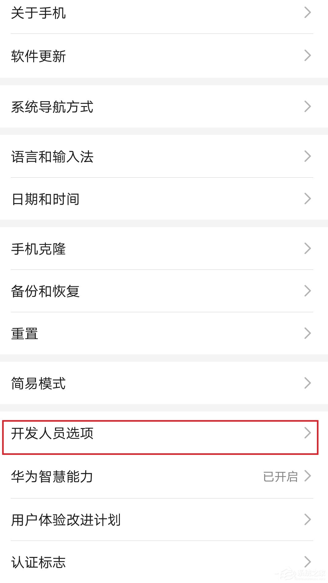 华为手机如何开启开发者选项?华为手机开启开发者选项的方式