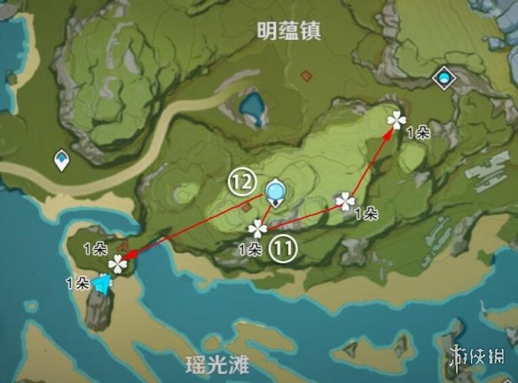 《原神》清心采集点有哪些?清心地图位置分布一览