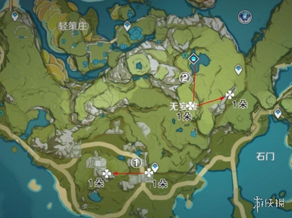 《原神》清心采集点有哪些?清心地图位置分布一览