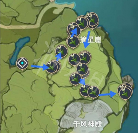 《原神》2.6塞西莉亚花如何收集？2.6塞西莉亚花收集路线推荐