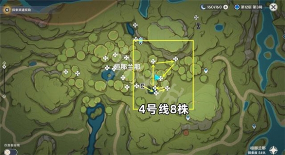 《原神》3.1帕蒂莎兰最佳采集路线 3.1帕蒂莎快速采集路线