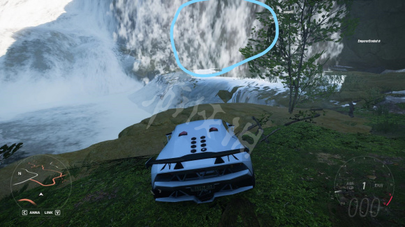 《极限竞速地平线5》水蓝瀑布位置 水蓝瀑布雕像地图位置