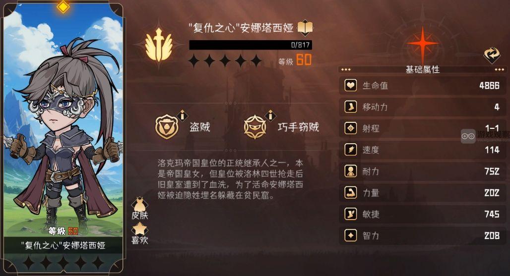 冒险寻宝然后打败魔王安娜塔西娅强度分析