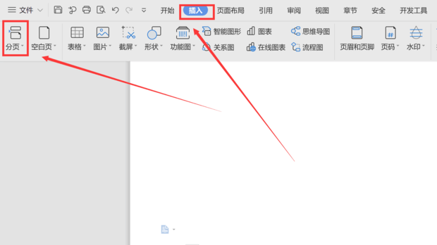 wps页面设置横向怎么单独设置一张?