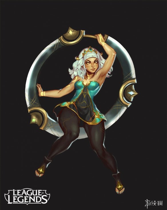 《LOL》新英雄“奇亚娜”概念图曝光 元素女皇超霸气