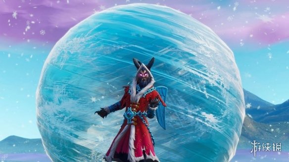 《堡垒之夜》神秘冰球现身雪山之巅 第八赛季剧透？