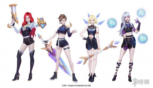 《LOL》K/DA女团加入新成员 御姐风好运姐 帅气瑞文