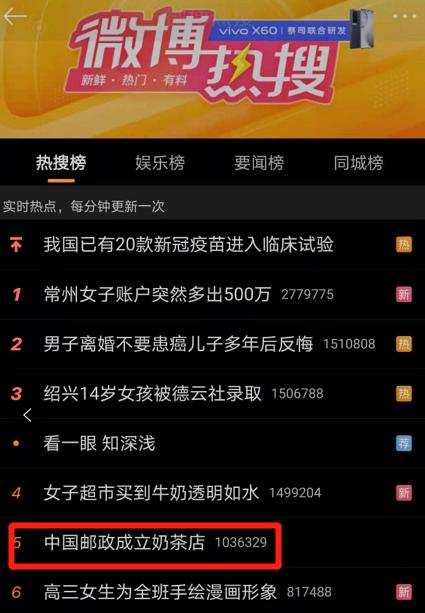 画风突变！中国邮政跨界开奶茶店 你想去喝一喝吗？