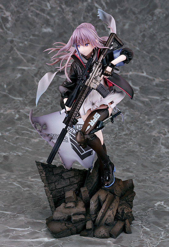 《少女前线》ST AR-15手办赏！超飒黑丝短裙美少女