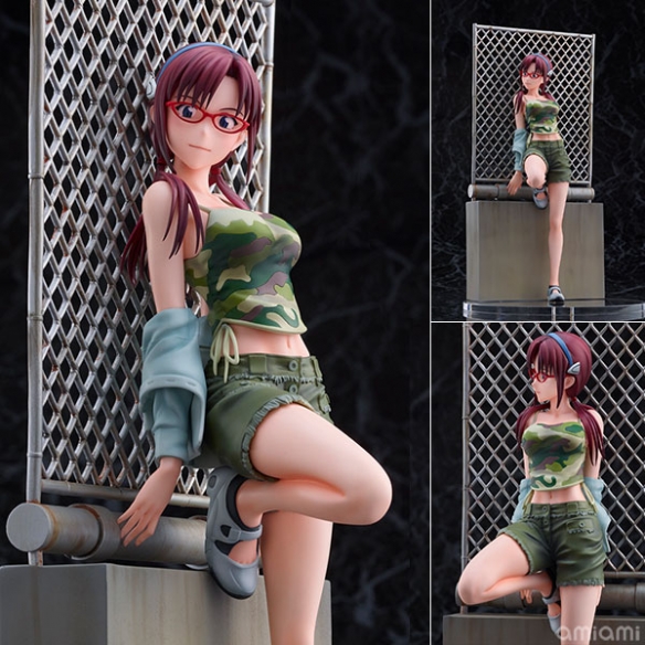 手办鉴赏室：美少女贴贴双倍快乐！真希波私服秀身材