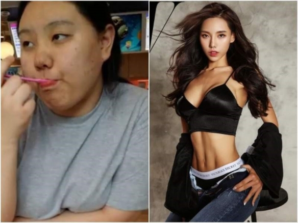韩国「Jini」励志变身性感辣妹：大秀腹肌报复前男友！