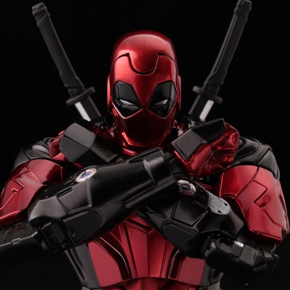 千值练fighting armor死侍人偶 多骚的姿势都能摆！