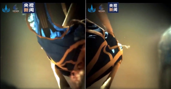 天问一号系列实拍影像发布 火星车着陆 开动画面公开