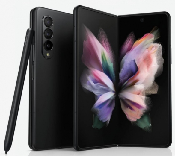 三星Galaxy Z Fold3/Flip3官方渲染图 屏下镜头设计