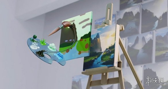 NVIDIA Canvas将涂鸦变成令人惊叹的风景画