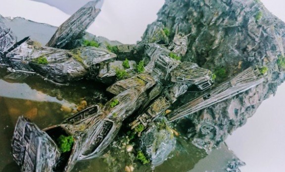 岛国大神打造古树风格高达钢普拉 画风沧桑寓意和平