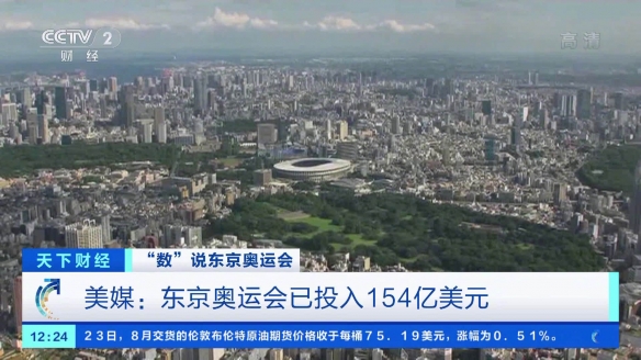 推迟一年追加30亿美元！东京奥运会已投入154亿美元
