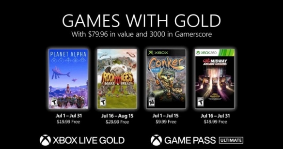 Xbox Live金会员7月会免游戏公开 《阿尔法星球》等