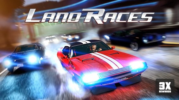 《GTAOL》陆地竞速三倍奖励：双倍游戏币和声望值！