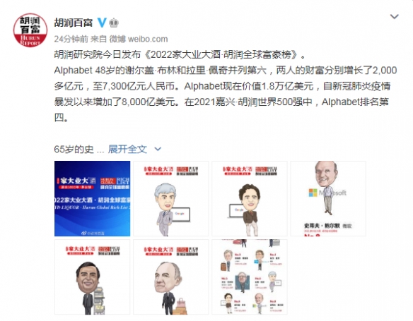 2022胡润全球富豪榜公布！马斯克连续两年成世界首富