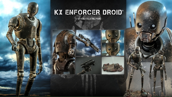 1780元！Hottoys推《星球大战》衍生剧KX执行者人偶