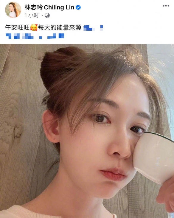 47岁林志玲产后首晒照：嘟嘴自拍，状态十分不错！