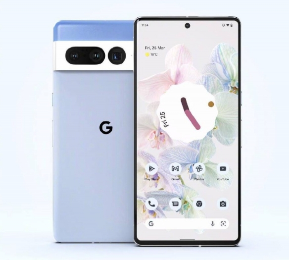 这也太小清新了吧！谷歌Pixel 7 Pro手机渲染图曝光
