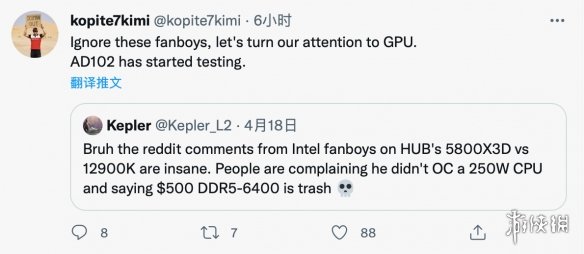 网传英伟达AD102核心开始测试 将用于RTX 4090/4080