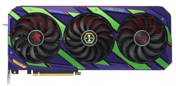 梦幻联动！ROG推EVA初号机配色定制RTX3090显卡！