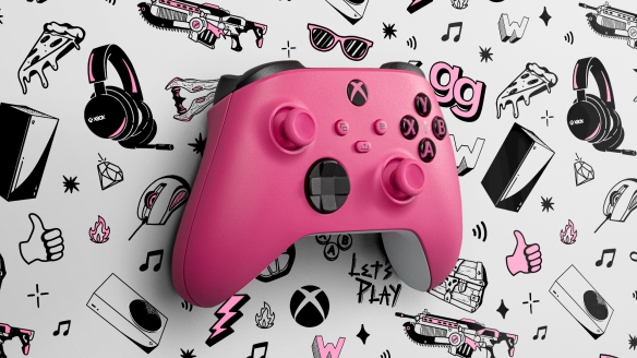 猛男必备！Xbox官方推出粉红色手柄 430元带回家吧！