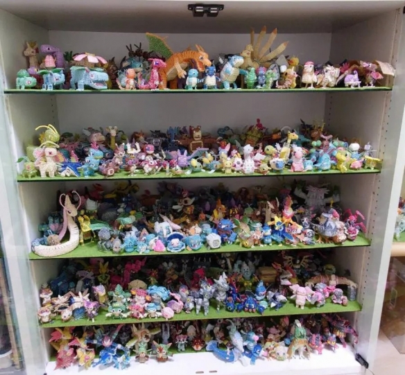 日本手工达人晒六年作品！超过800个宝可梦艺术品！