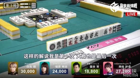 镜头下的美女雀士和她的国士无双十三面
