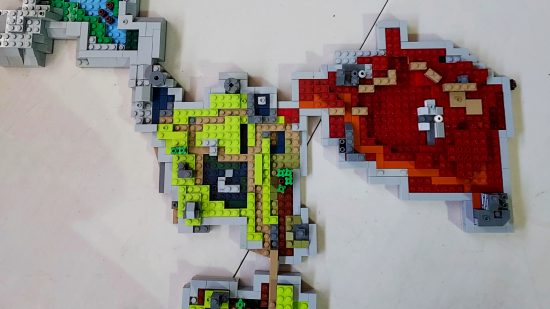 狂热粉丝用乐高积木还原《老头环》地图「交界地」！