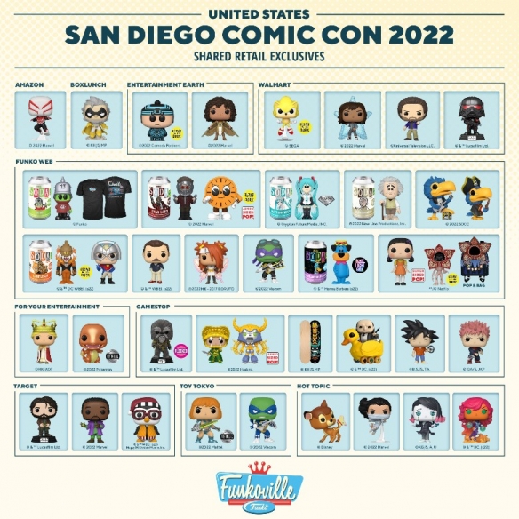 漫威、DC、日漫物料满满！Funko海量玩偶造型图公布