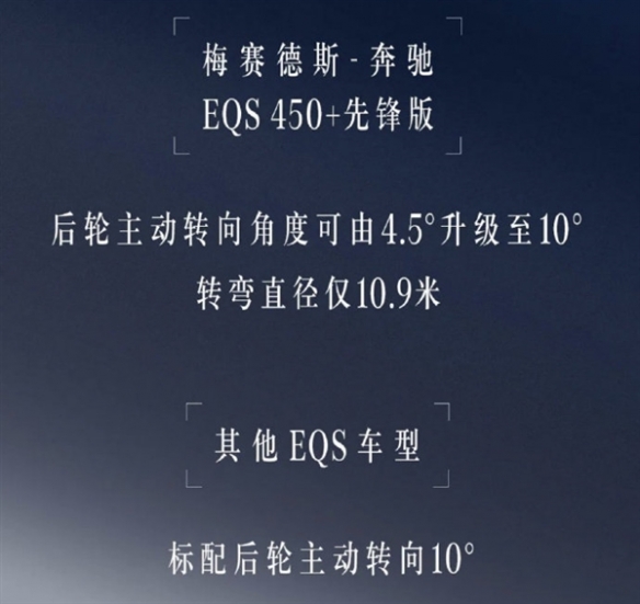汽车版DLC！奔驰付费解锁后轮转向功能：4998元1年！