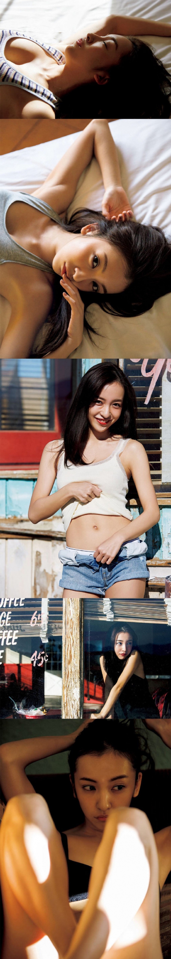 ​​​​甜心偶像藏不住的浑圆头灯！板野友美夏日合集