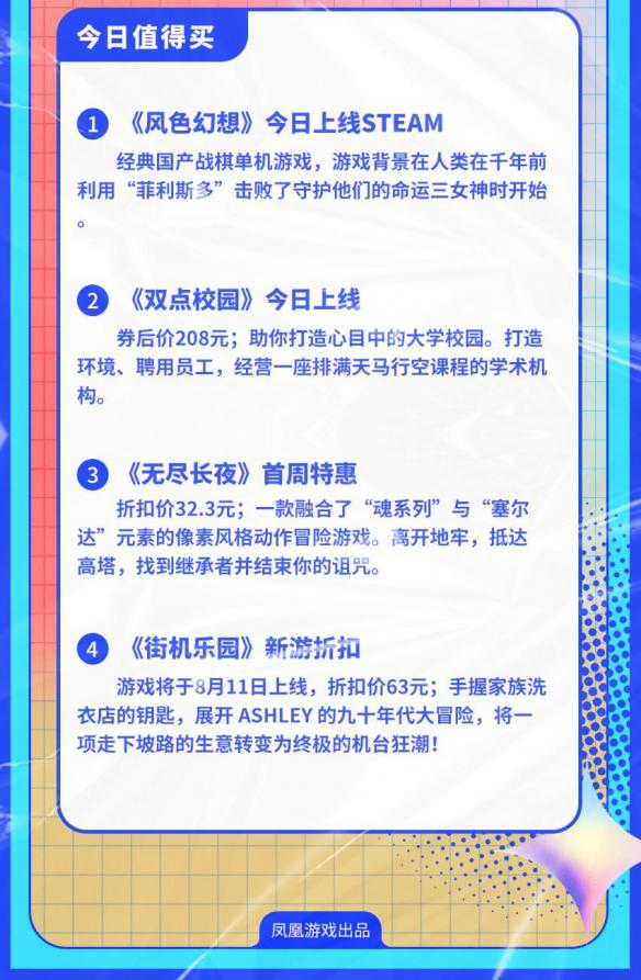 凤凰早报：《风色幻想》今日上线steam