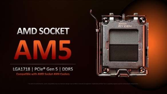 AMD 5nm锐龙7000首发只有DDR5内存 抛弃DDR4！