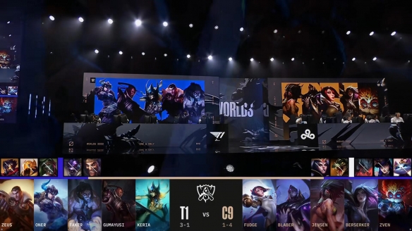 《英雄联盟》S12小组赛战报：T1获胜 C9告别世界赛