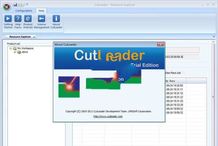 CutLeader切割套料编程软件 5.4软件截图（1）