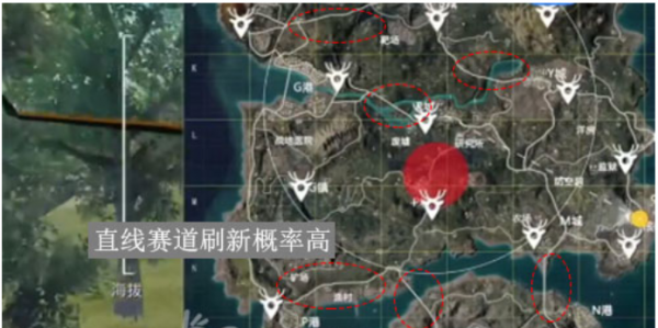 和平精英滑翔机刷新点在哪