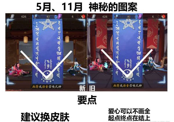 阴阳师2020年11月神秘图案怎么画