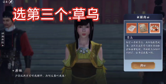 天涯明月刀唐琳案的证据是什么