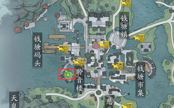 天涯明月刀江南聆音楼侍女在哪