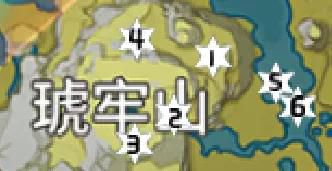 原神琥牢山岩神瞳在哪
