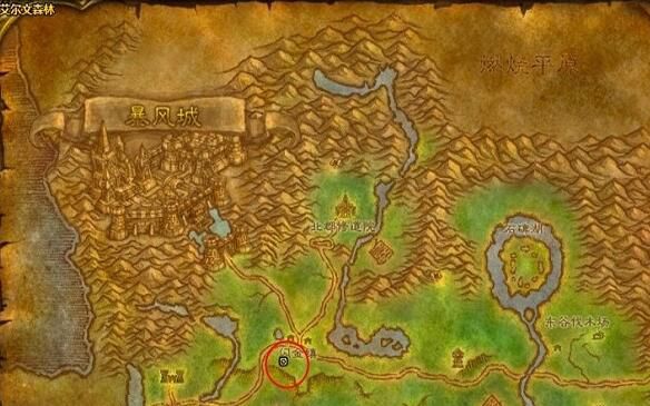 魔兽世界怀旧服马戏团雷霆崖在哪