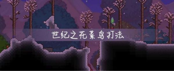 泰拉瑞亚世纪之花菜鸟怎么打