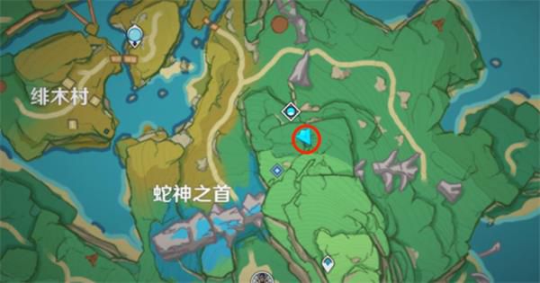 原神蛇神之首镇石在哪
